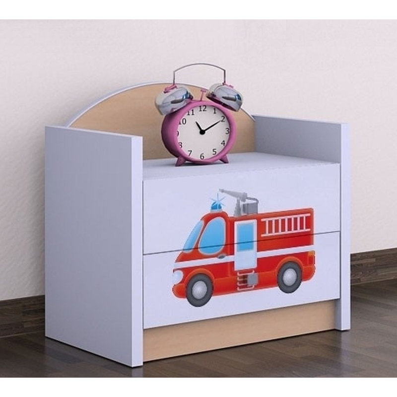 Skyler 2 Drawer Nightstand, Beige