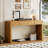 Curved Console Table with Storage-1470814475