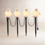 Kurt Adler 4-Piece Ghost Yard Stake Light Set