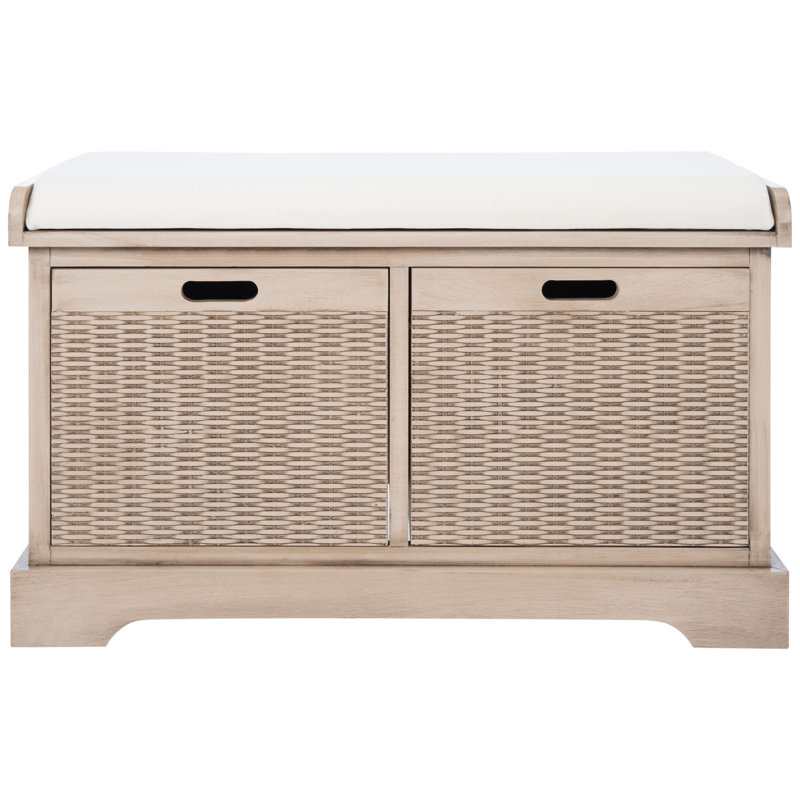 Haugen Upholstered Storage Bench, Sand