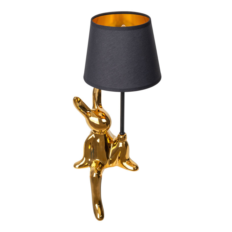 Aeva Ceramic USB Writing Desk Lamp, Gold