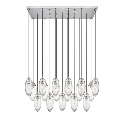 Lustre en forme de larme à 17 lumières Vannie