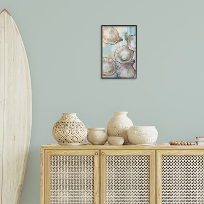 «The Kingdom of Heaven Oyster», art de la giclée encadrée, design par Linda Sperruche