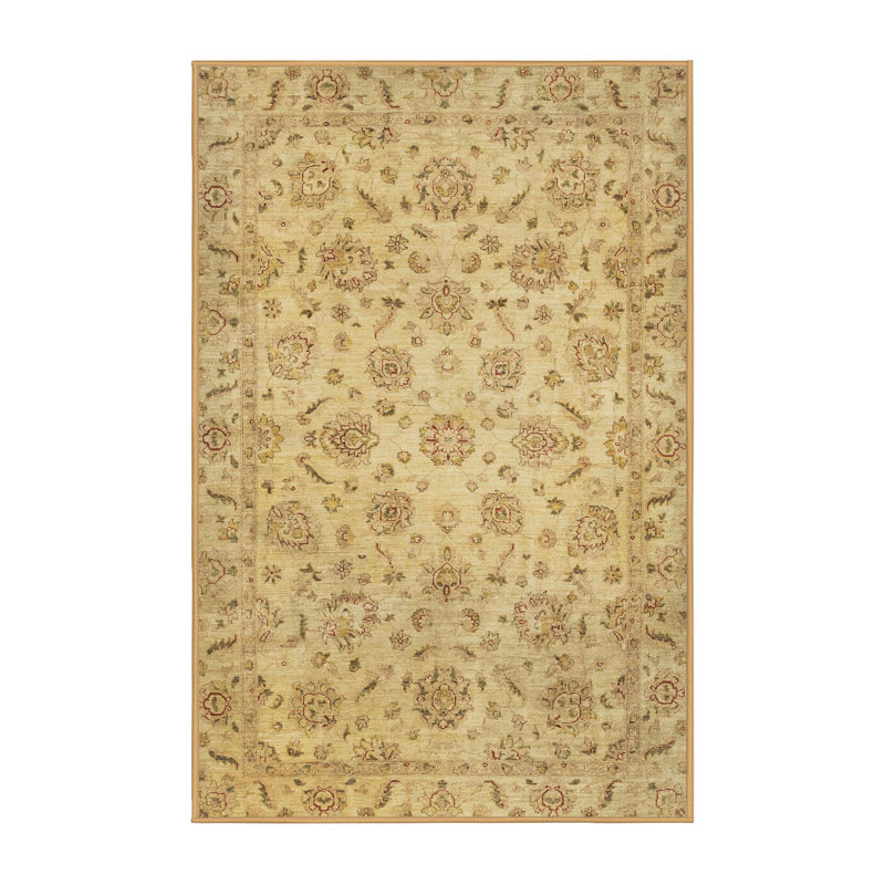 Tapis décoratif multicolore à motif abstrait, Rectangle de 5 pi x 8 pi