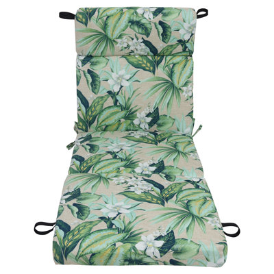 72-Inch By 24-Inch Outdoor Chaise Lounge Cushion