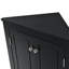 Armoire de coin 31,5 po avec tablettes réglables et rangement pour salle de bain autoportant pour petits espaces (5 couleurs)-135562250