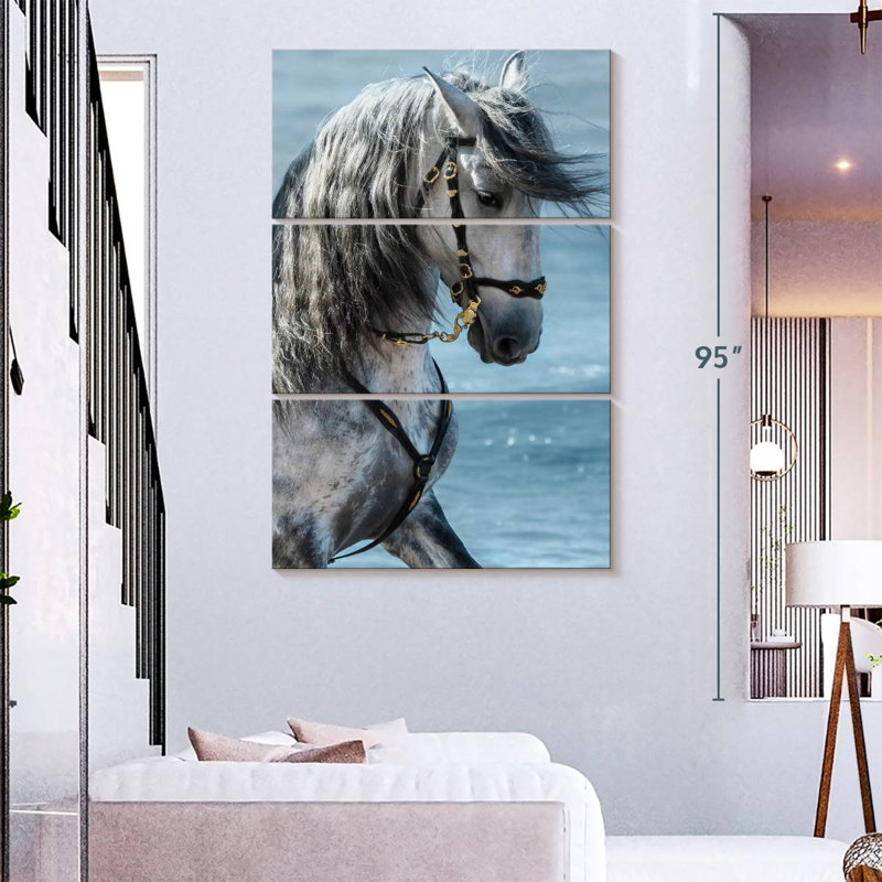 Brampt Equine, 74" H x 48" W
