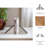 Latitude Run® Striped Steps Bookends, Black/White - A Fusion Of Mdf And Resin Magic