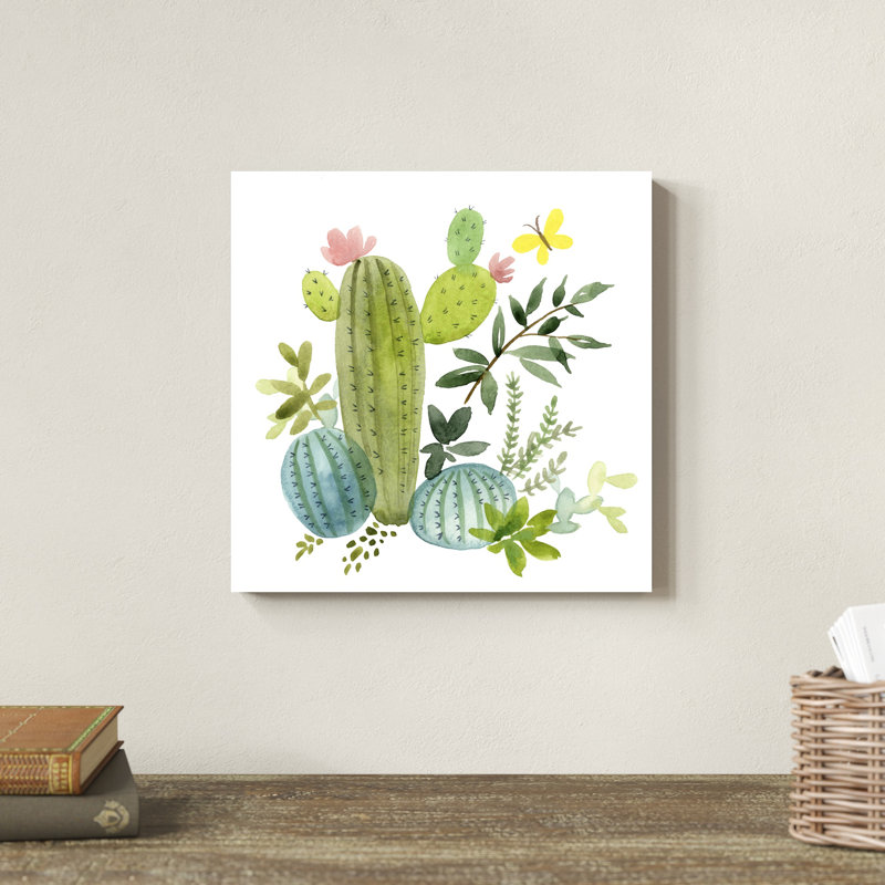 Happy Cactus I, H 12 po x l 12 po x P 1 po