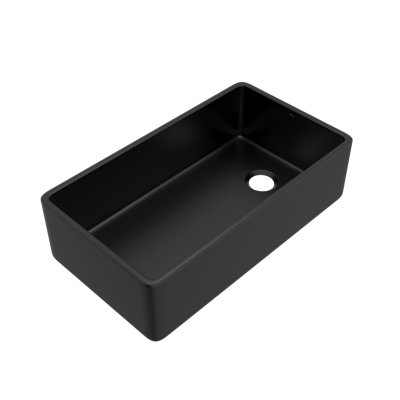 Allia 36" Fireclay Single Bowl Farmhouse Apron Front Kitchen Sink