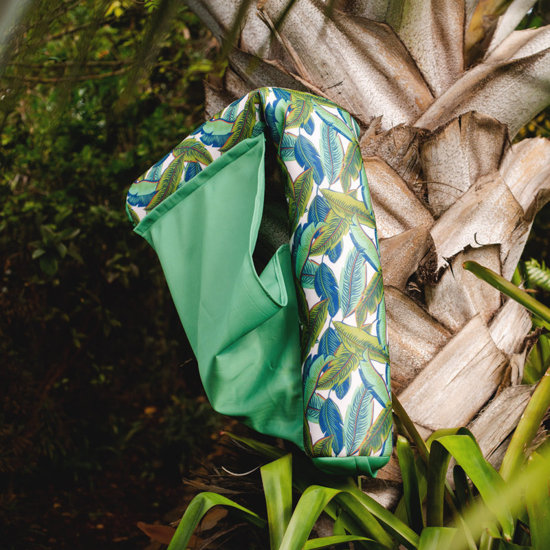 Big Joe Noodle Sling Pool Float, Green Tropical Palm, Noodle Sling