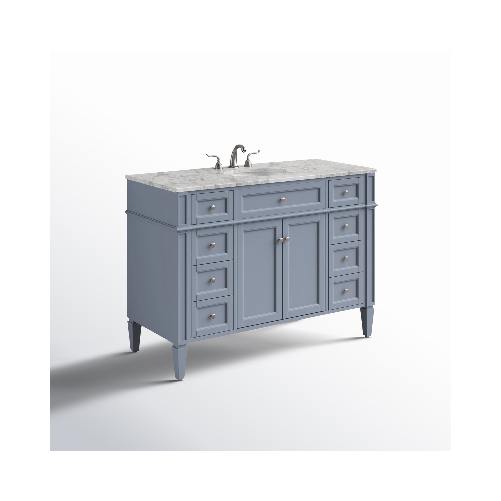 Rivers 48'' Single Bathroom Vanity, Gray