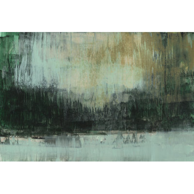 Emerald Grotto I by Jennifer Goldberger - Wrapped Canvas Painting