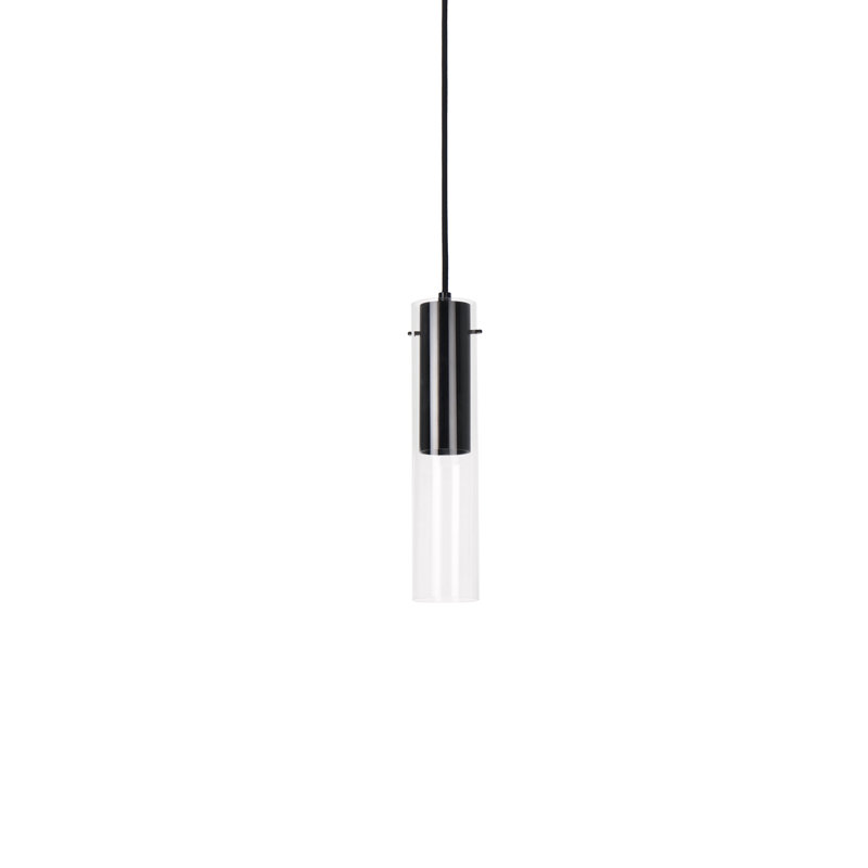 Lena 1 - Light LED Single Pendant, Black
