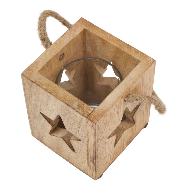 Andrian Glass Candle Accessories, 10cm H x 10cm W x 10cm D