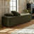 60" Wide Mid-Century Velvet Storage Bench With Solid Wood Base-1371942512