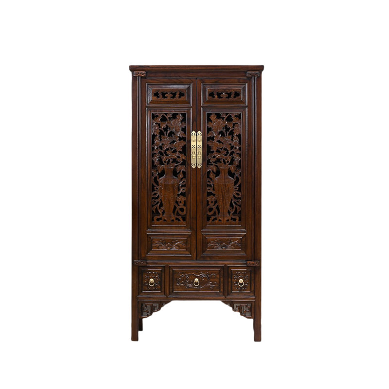 Armoire d'appoint en bois massif Old Elm
