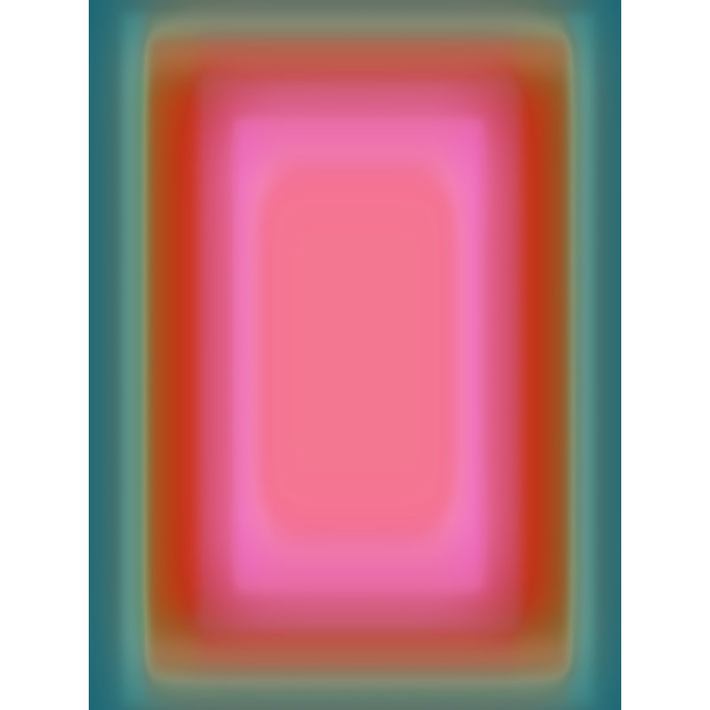 Vibrant Aura I by Victoria Barnes - Wrapped Canvas Print, 46 cm H x 30 cm W