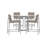 Misa Upholstered Counter Stool with Metal Frame-576239165-576239163