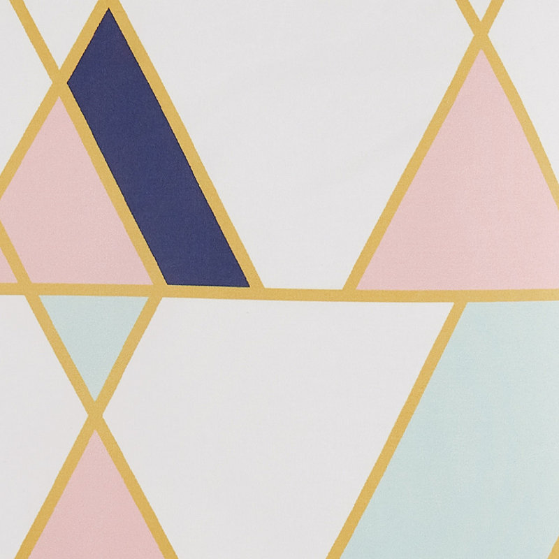 Glam Box Stitch Geometric Shapes Comforter, Queen