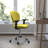 Beverly Mid-Back Swivel Mesh Office Chair with Padded Seat by Flash Furniture-200675848