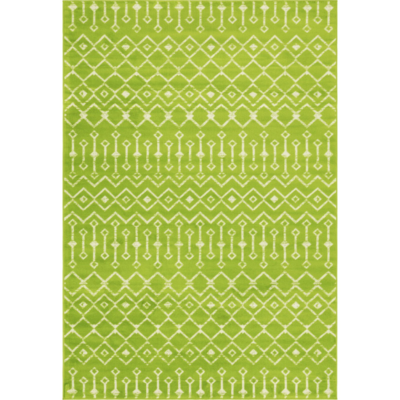 Aemtenan Abstract Indoor Rug, Rectangle 6' x 9'