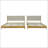 Premium Rubber Wood Platform Bed Frame-370028840-370028837