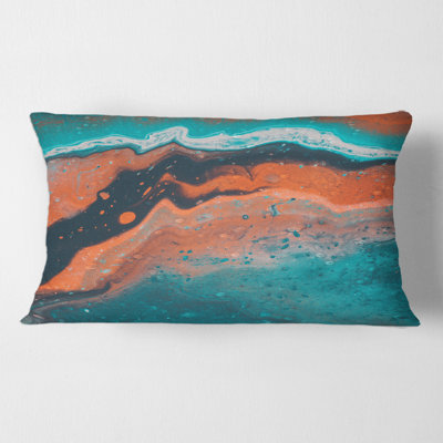 Abstract Throw Pillow