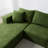 Modular 4 Seat Couches For Bedroom, American Style, Medium-Firm Seat, Velvet Material, Foam, Machine-Washable Brushed Corduroy Sectional : With-1512312123