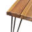 Industrial Wood And Metal Rectangular Dining Table