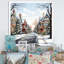 Village d'hiver pendant Noël IV - fruits, art mural-422512090-455588766