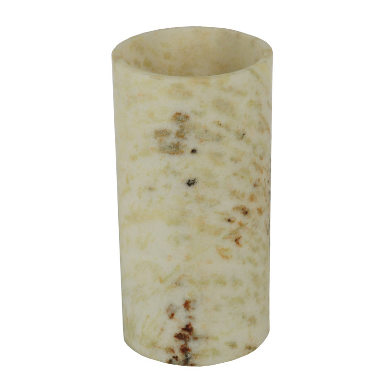 Decimus 8'' H Jadestone Tabletop Votive Holder