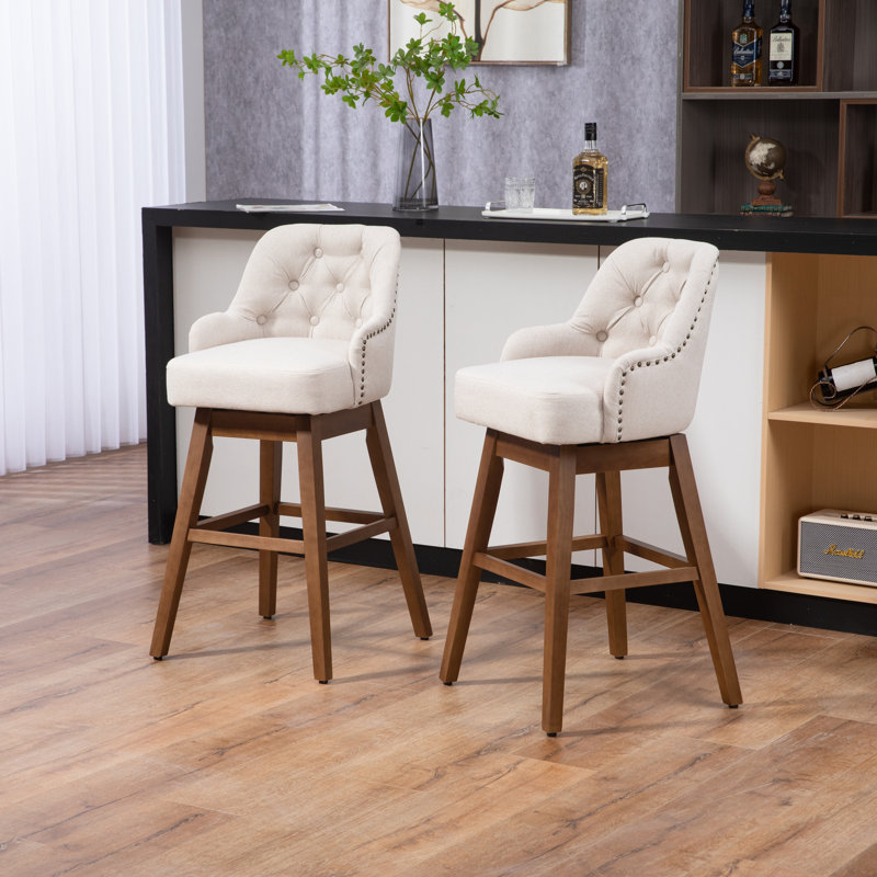 Tabouret de comptoir 28 po Avantae, Beige