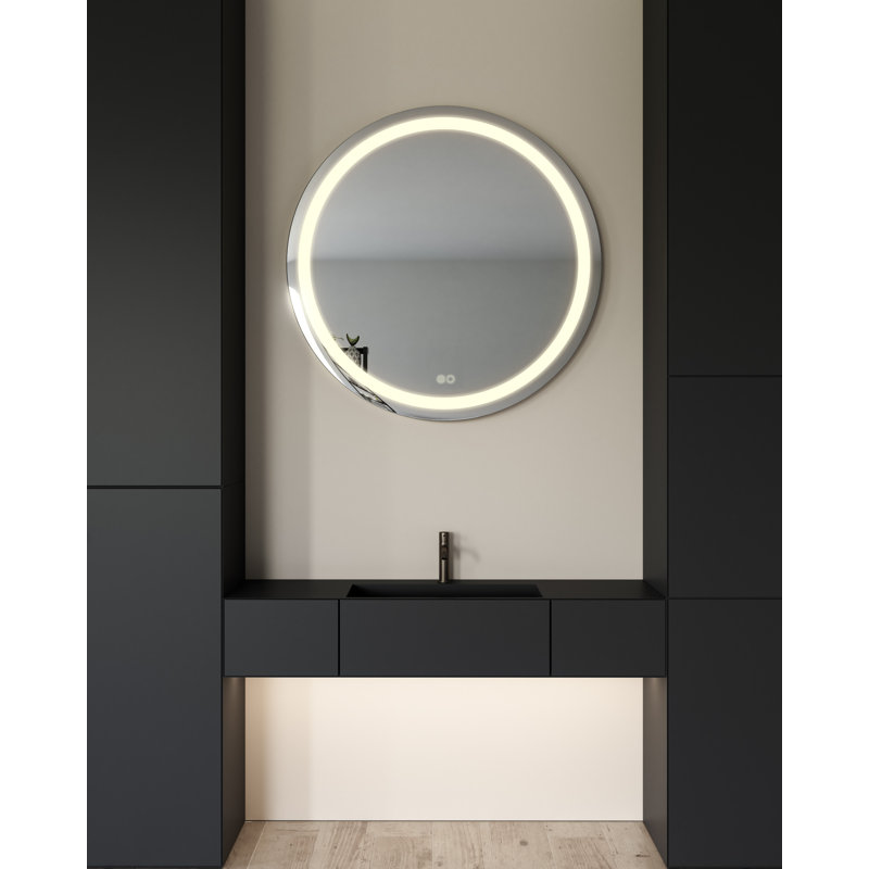 Miroir de salle de bain Hillmont, 40 po x 40 po