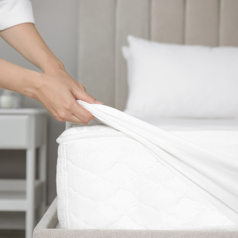 Housse de protection pour matelas en coton Arsuite, Très grand