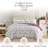 Holiday Harmony Oversized Reversible Christmas Bedding Duvet Cover Set with shams-102615682