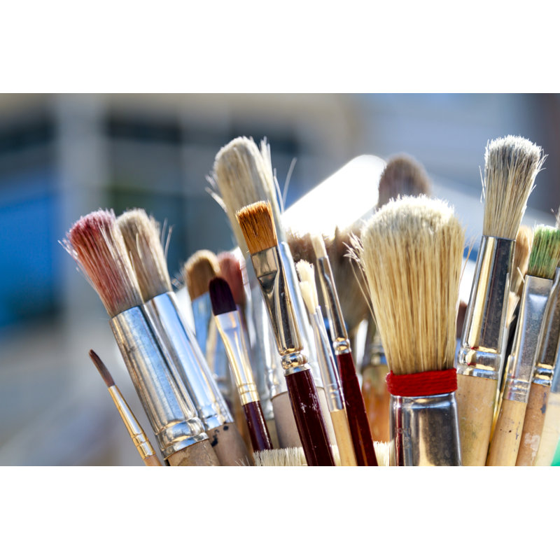 Soiled Paintbrushes by TTStock - Wrapped Canvas Print, 30cm H x 46cm W