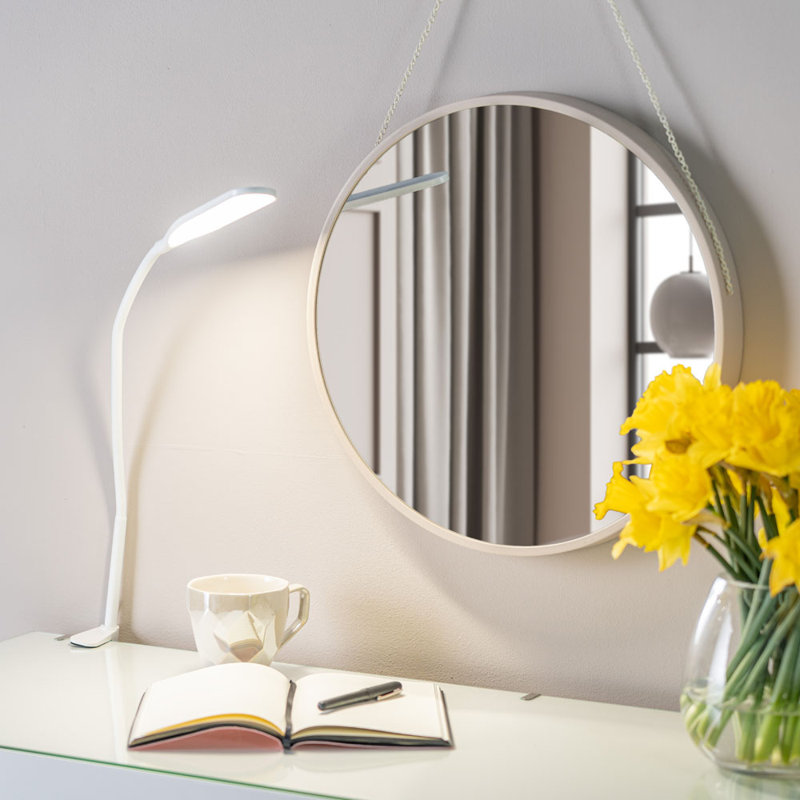 Ceona Clip On Lamp, White