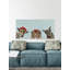 Reproduction d’art sur toile bleu non conventionnelle-27822379
