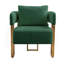 Chaise d'appoint sophistiquée à pieds en métal avec revêtement moelleux pour divers environnements-3443166