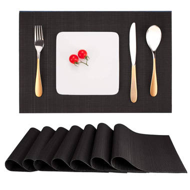 Crestone Leather/Faux Leather Round Placemat