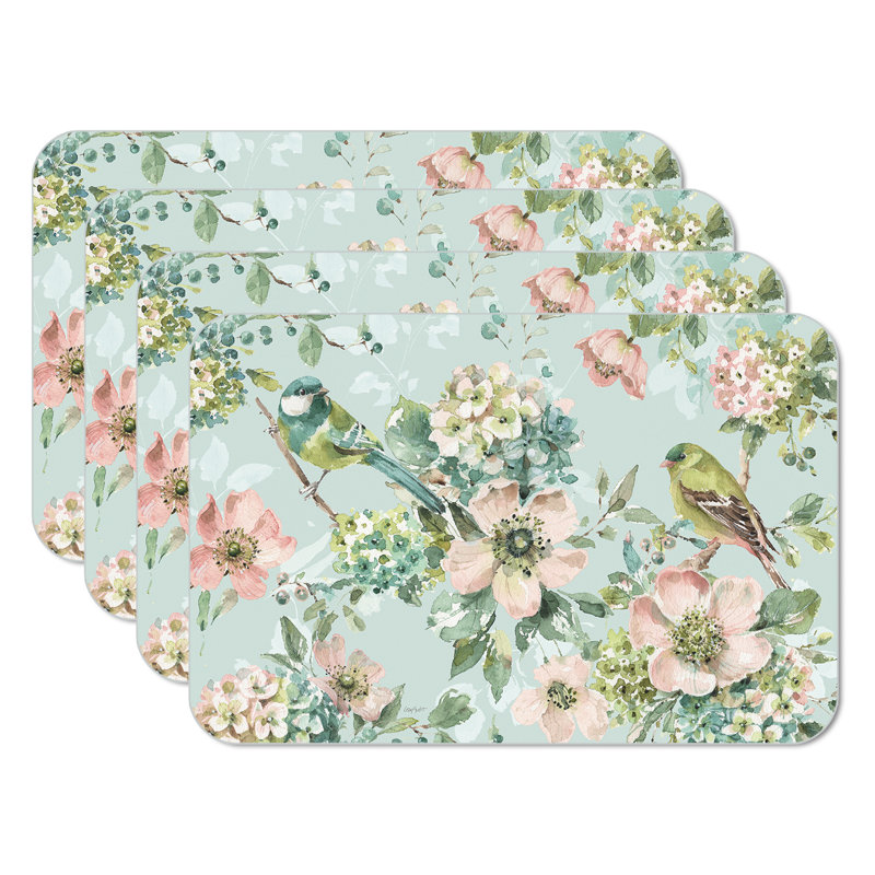 Napperon réversible 4 pièces Mint Crush
