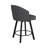 Elyan Swivel Upholstered Counter Stool with Metal Frame-94400230