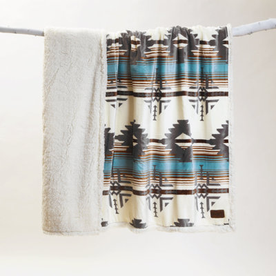 Jeté en sherpa Wrangler Lone Mountain Southwestern