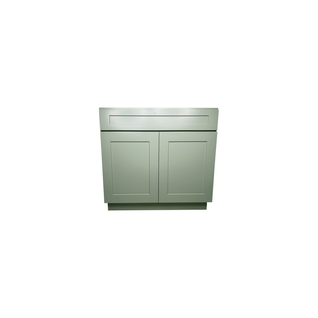 Open 34.5'' H Plywood Sink Base Cabinet Ready-to-Assemble L & C Cabinetry VAB 