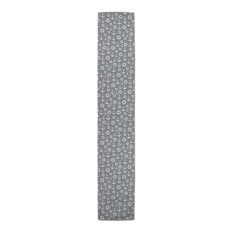 Chemin de table Athos, 90 po x 16 po, gris