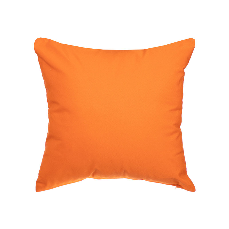 Coussin carré intérieur / extérieur Soleil, Orangé