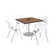 Mode Square Breakroom Table and Kool Chair Set