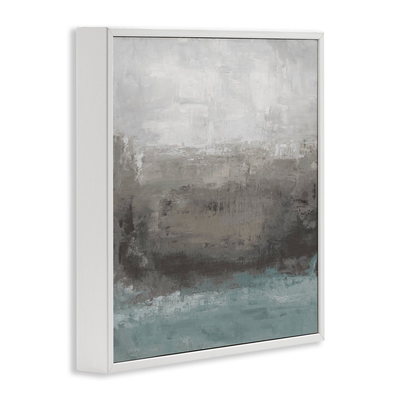 «Earth and Sea Abstraction», estampe numérique, design par Hannah Dawson, H 24 po x l 24 po