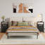Tables de chevet avec 2 ports USB et prises de courant, 2 tiroirs et 2 tablettes de rangement ouvertes-985850306